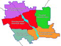 Схематична карта освітніх округів